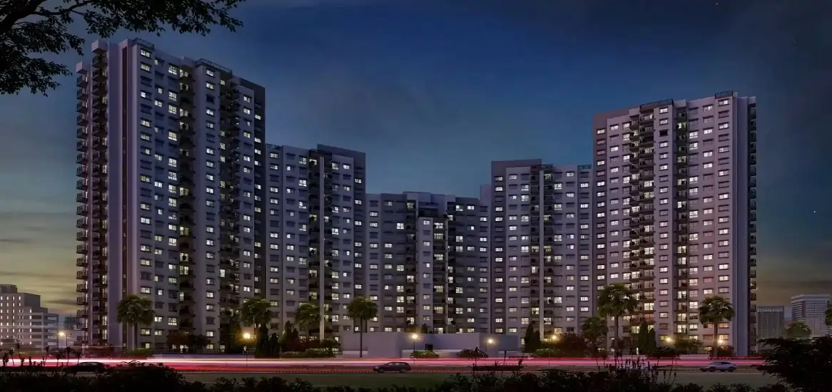 Godrej Magnificia Night View