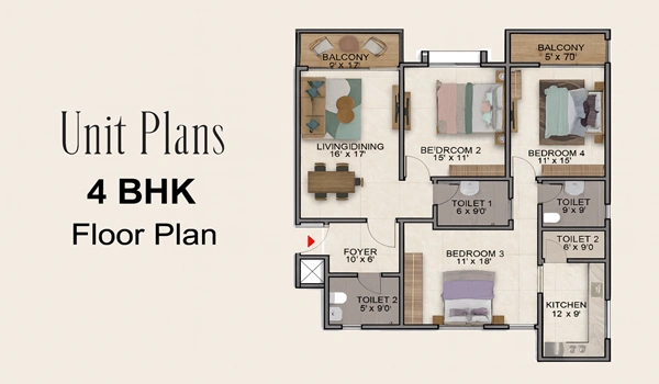 Godrej Magnificia Floor Plan
